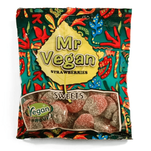 MR VEGAN SOUR STRAWBERRIES 12X120G