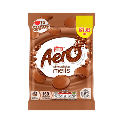 Nestle Aero Melts Share Bag 12x80g £1.65 PMP