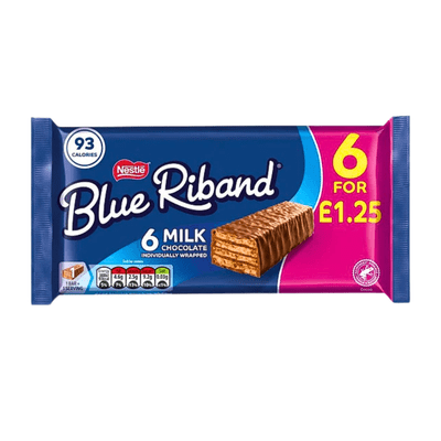 NESTLE BLUE RIBAND MULTIPACK £1.25 PMP 14X6X18G
