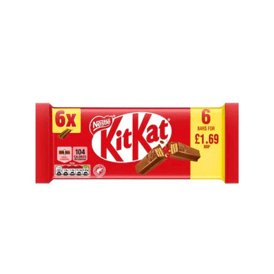 Nestle Kit Kat 2 Finger Multipack 20x(6x20.7g) £1.69 PMP
