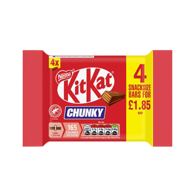 Nestle Kit Kat Chunky Multipack 24x(4x32g) £1.85 PMP