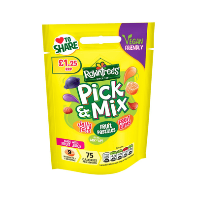Nestle Rowntrees Pick N Mix PMP £1.25 10x120g