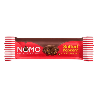 Nomo Salted Popcorn Chocolate Bar 24x32g