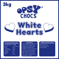 OPSY WHITE HEARTS 3KG