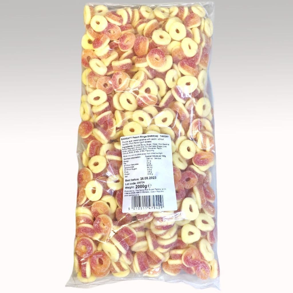 PARK LANE MINI PEACH RINGS 2KG