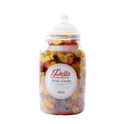 PELLS WINE GUMS 2.5KG JAR