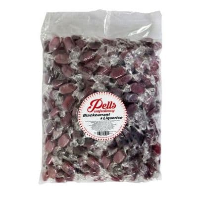 PELLS WRAPPED BLACKCURRANT & LIQUORICE 3KG