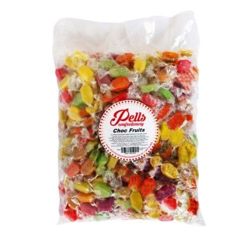 PELLS WRAPPED CHOC FRUITS 3KG