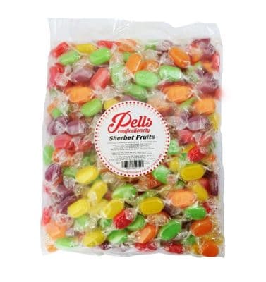 PELLS WRAPPED SHERBET FRUITS 3KG