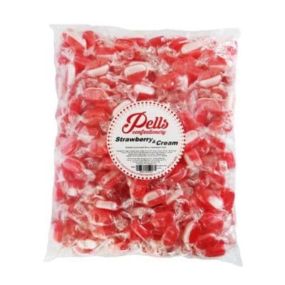 PELLS WRAPPED STRAWBERRY & CREAM 3KG