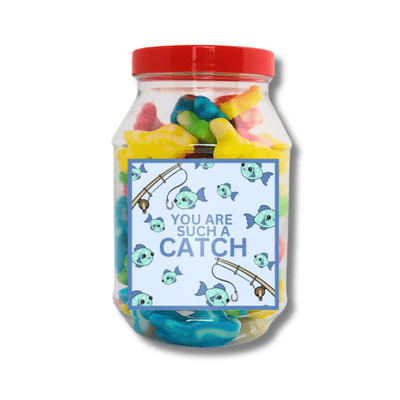 PUN GIFT VALENTINES FISH JAR 400G
