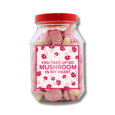 PUN GIFT VALENTINES MUSHROOM JAR 400G