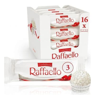 Raffaello Coconut & Almond Pralines 3 Pieces Treat Pack 16x30g