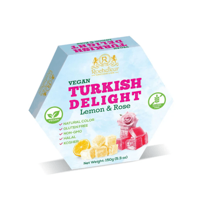 Rochefleur Turkish Delight Rose and Lemon 8x150g