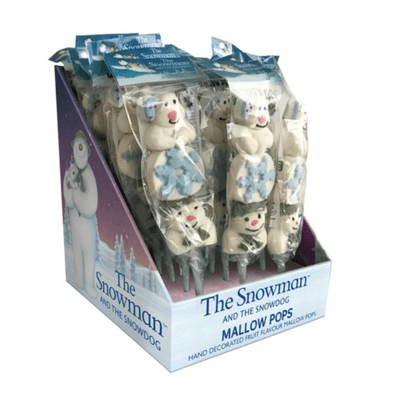 ROSE SNOWMAN AND SNOWDOG MALLOW KEBAB  POP 24x30g