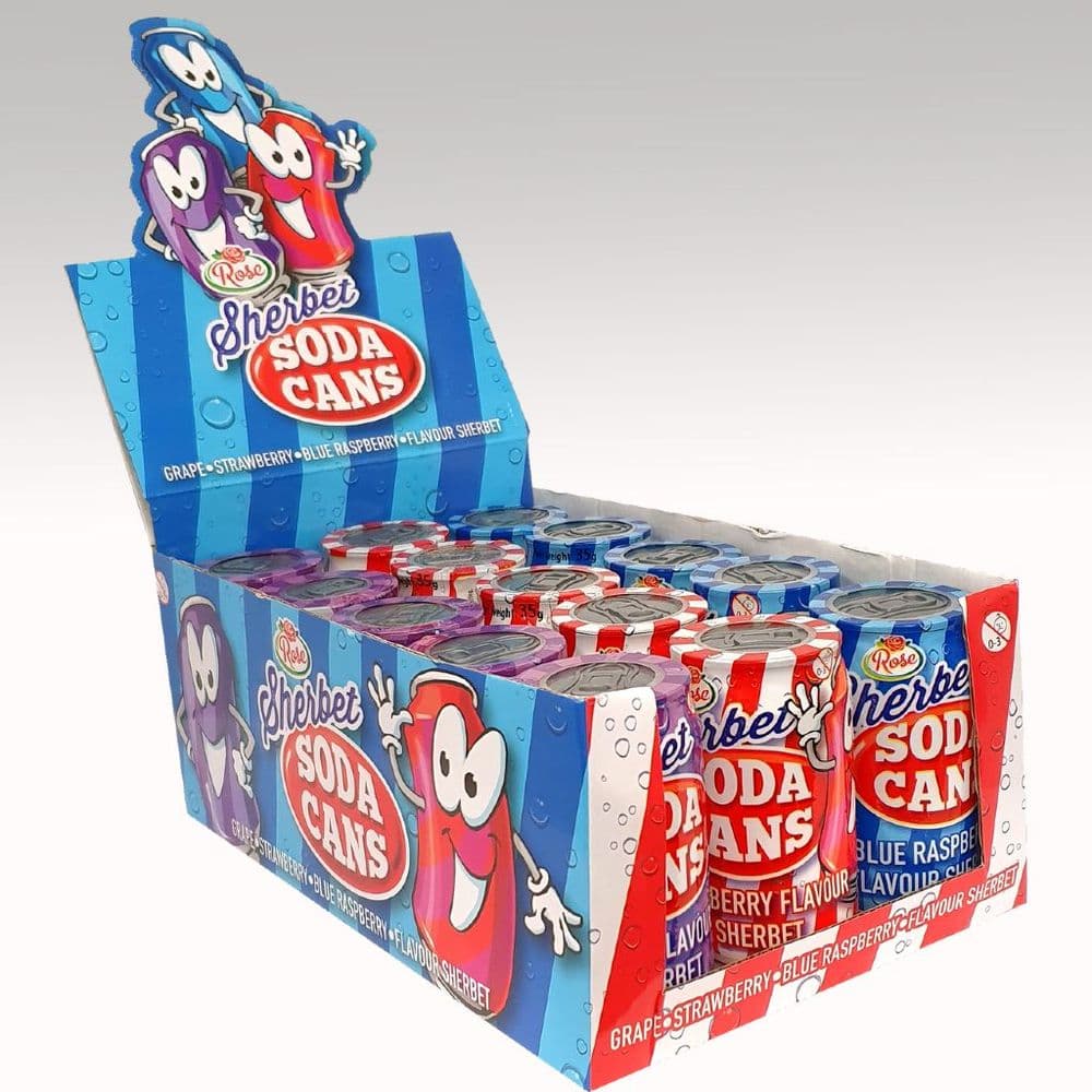 SHERBET SODA CANS 15X35G