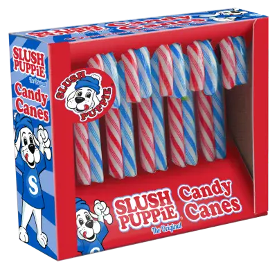 SLUSH PUPPIE CANDY CANES 10X10G