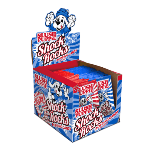 SLUSH PUPPIE SHOCK ROCKS POPPING CANDY 50 COUNT