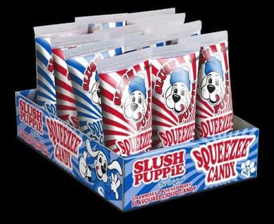 SLUSH PUPPIE SQUEEZEE CANDY 12X60G