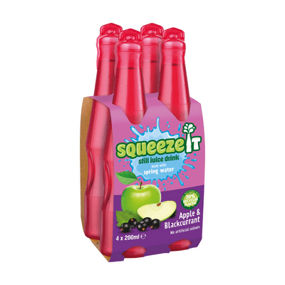 SqueezeIt Apple & Blackcurrant 24x200ml