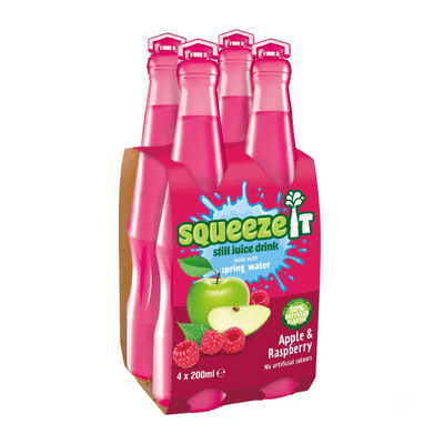 SqueezeIt Apple & Raspberry 24x200ml