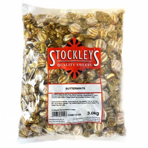 STOCKLEYS BUTTERMINTS 3KG