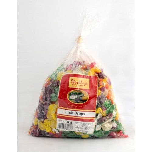 STOCKLEYS  FRUIT DROPS 3KG