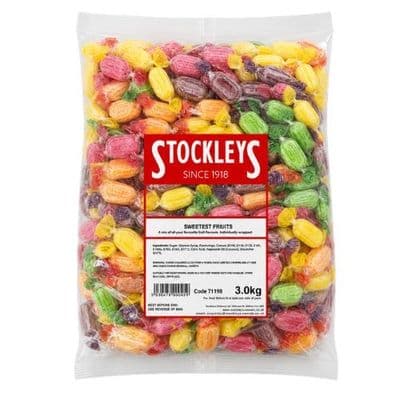 STOCKLEYS  FRUIT DROPS 3KG