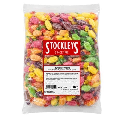 STOCKLEYS  FRUIT DROPS 3KG