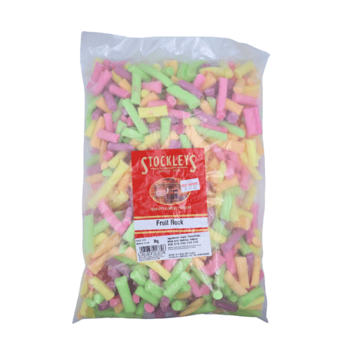 STOCKLEYS FRUIT ROCK STICK BAG 3KG