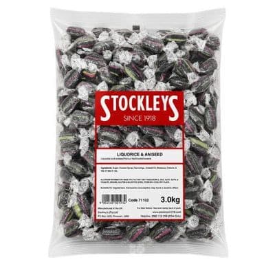 STOCKLEYS LIQUORICE & ANISEED 3KG
