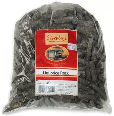 STOCKLEYS POLY LIQUORICE ROCK