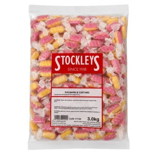 STOCKLEYS RHUBARB AND CUSTARD  TWIST 3KG