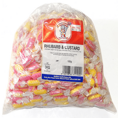 STOCKLEYS RHUBARB AND CUSTARD  TWIST 3KG