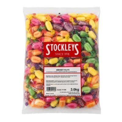 STOCKLEYS SHERBET FRUIT 3KG