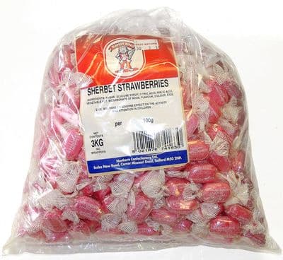 STOCKLEYS SHERBET STRAWBERRIES 3KG