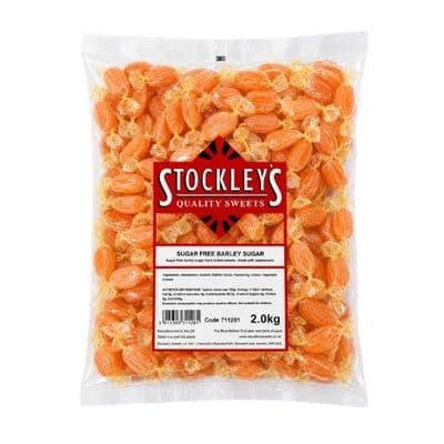 STOCKLEYS SUGAR FREE BARLEY SUGAR 2KG