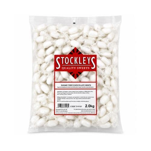 STOCKLEYS SUGAR FREE CHOCOLATE MINTS 2KG