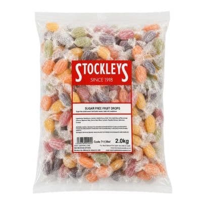 STOCKLEYS SUGAR FREE FRUIT DROPS 2KG