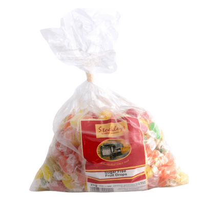 STOCKLEYS SUGAR FREE FRUIT DROPS 2KG