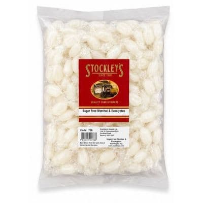 STOCKLEYS SUGAR FREE MENTHOL 2KG