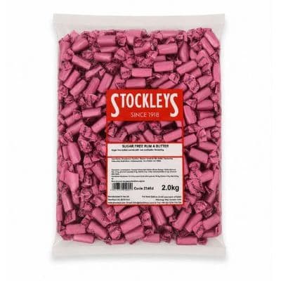 STOCKLEYS SUGAR FREE RUM & BUTTER 2KG