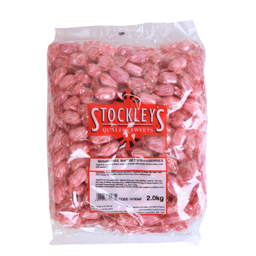 Stockleys Sugar Free Strawberry Sherberts 2kg