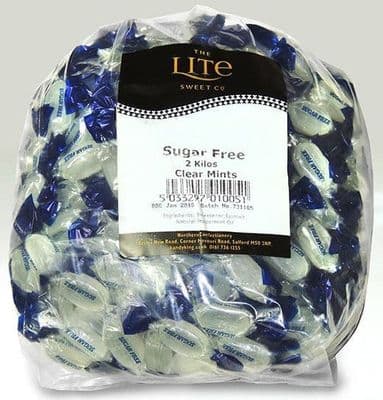 SUGAR FREE CLEAR MINTS 2kg