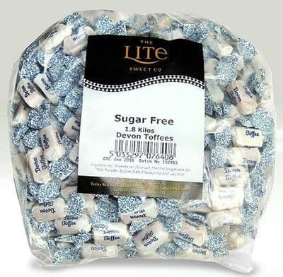 SUGAR FREE DEVON TOFFEE 1.8kg