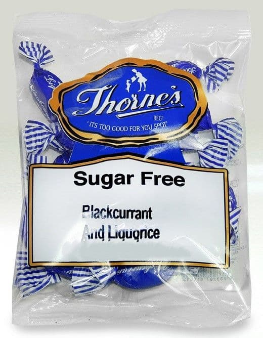 SUGAR FREE PREPACK BLACK AND  LIQUORICE 12x90G
