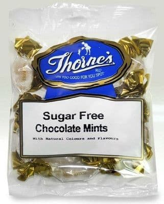 SUGAR FREE PREPACK CHOC MINTS 12x90G