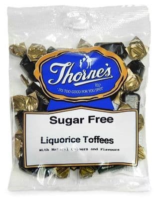 SUGAR FREE PREPACK LIQUORICE TOFFEE 12x80G