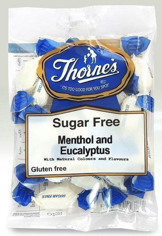 SUGAR FREE PREPACK MENTHOL AND EUCALYPTUS 12x90G