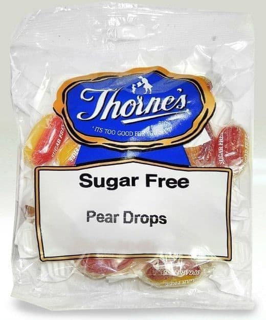 SUGAR FREE PREPACK PEAR DROPS 12x90G